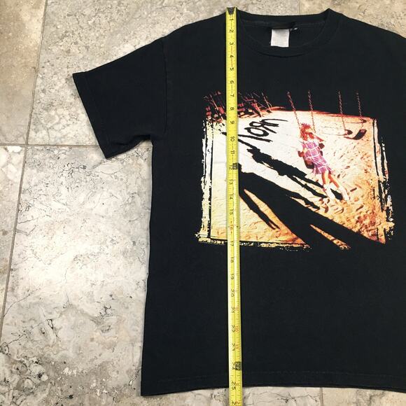 Vintage 2004 Korn Self Titled Band Tee Sz Small T Shirt Giant Tag Black Nu Metal - Picture 10 of 12